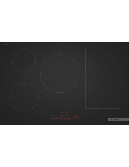 Płyta Indukcyjna Bosch Pvw81Chb1E Serie 6 80 Cm | Powerboost | Combizone | Timer | Czarny Mat | Bezramkowa