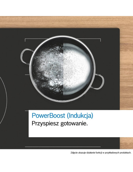 Płyta Indukcyjna Bosch Pvw81Chb1E Serie 6 80 Cm | Powerboost | Combizone | Timer | Czarny Mat | Bezramkowa