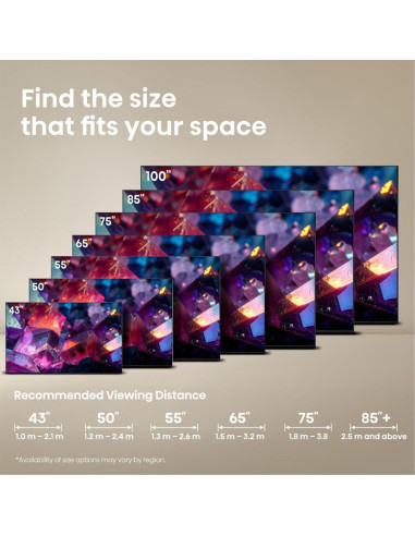 Hisense 65E7S Pro 165,1 Cm (65") 4K Ultra Hd Smart Tv Wi-Fi Czarny
