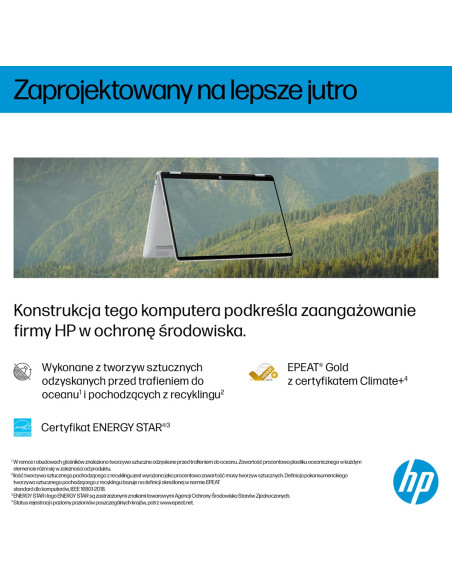 Hp Omnibook 5 Flip 14-Fp0216Nw Core 7 150U 14.0"2K Oled Touch 300Nits Lbl 16Gb Lpddr5 Ssd512 Intel Graphics Cam1080P 68Wh Win11 