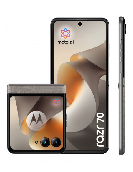Motorola Razr 70 17,5 Cm (6.9") Dual Sim Android 16.0 5G Usb Type-C 8 Gb 256 Gb 4800 Mah Kolor Kamienia
