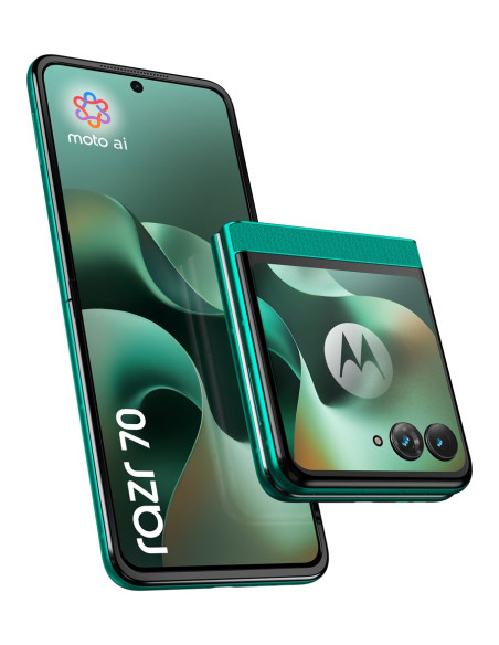 Motorola Razr 70 17,5 Cm (6.9") Dual Sim Android 16.0 5G Usb Type-C 8 Gb 256 Gb 4800 Mah Ciemny Zielony
