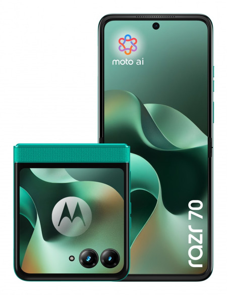 Motorola Razr 70 17,5 Cm (6.9") Dual Sim Android 16.0 5G Usb Type-C 8 Gb 256 Gb 4800 Mah Ciemny Zielony
