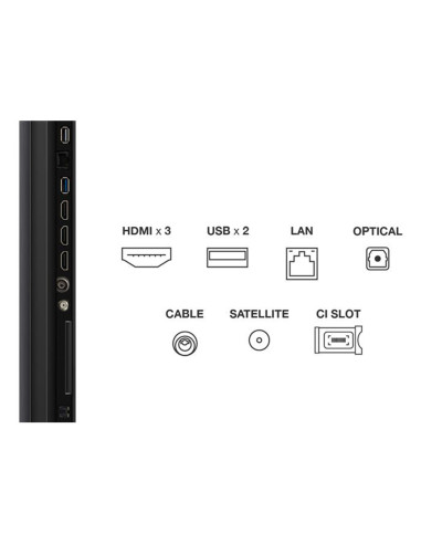 Telewizor Tcl 65C69Ks Qd-Mini Led 65" 4K Ultra Hd Google Tv Dolby Atmos Metaliczny