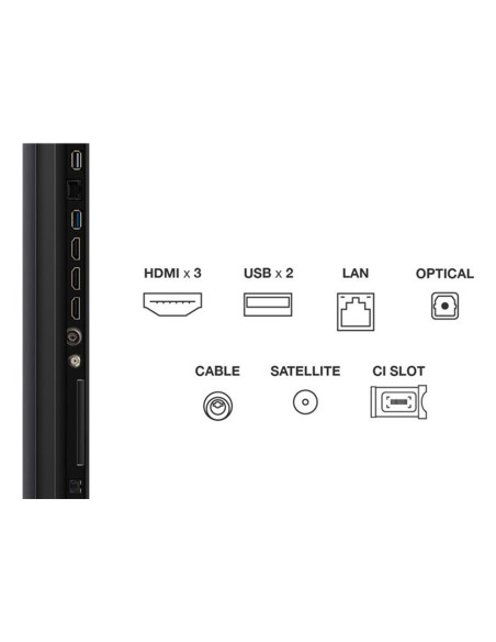 Telewizor Tcl 65C69Ks Qd-Mini Led 65" 4K Ultra Hd Google Tv Dolby Atmos Metaliczny