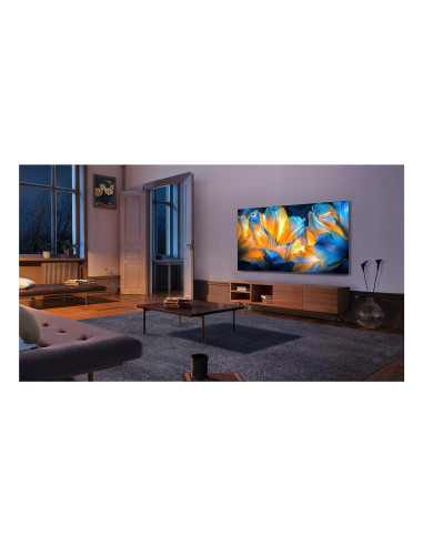 Telewizor Tcl 65C69Ks Qd-Mini Led 65" 4K Ultra Hd Google Tv Dolby Atmos Metaliczny