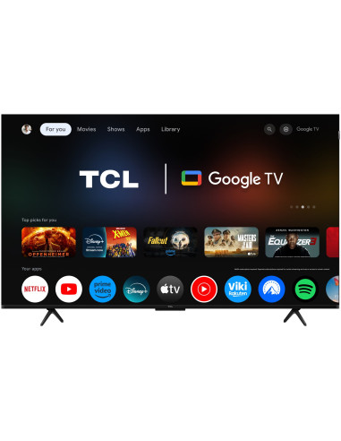 Telewizor Tcl 55P8L Qled 55" 4K Ultra Hd 144Hz Google Tv Dolby Atmos Czarny
