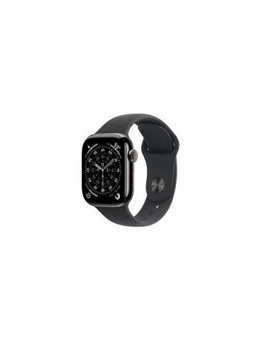 Apple Watch Series 11 Gps + Cellular 42Mm Slate Titanium Case With Black Sport Band - M/L