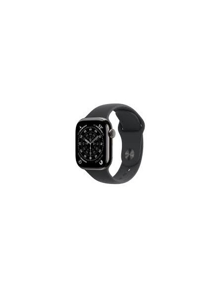 Apple Watch Series 11 Gps + Cellular 42Mm Slate Titanium Case With Black Sport Band - M/L