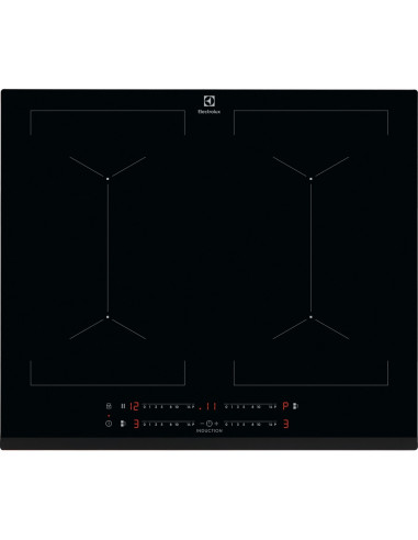 Płyta Indukcyjna Electrolux Eiv644 60 Cm | 4 Pola | Powerboost | Timer | Czarny