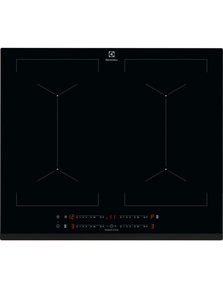 Płyta Indukcyjna Electrolux Eiv644 60 Cm | 4 Pola | Powerboost | Timer | Czarny