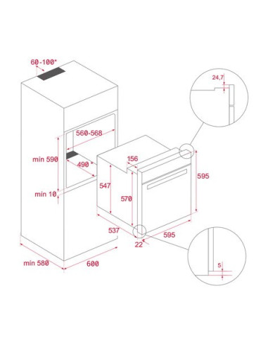 Teka Neo Hsb 6250 P Fbk 71 L 2615 W Czarny
