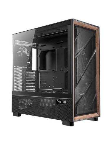 Antec Flux Pro Full Tower Czarny, Drewno