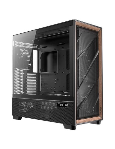 Antec Flux Pro Full Tower Czarny, Drewno