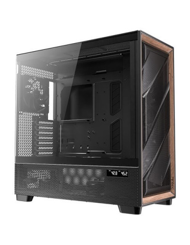 Antec Flux Pro Full Tower Czarny, Drewno