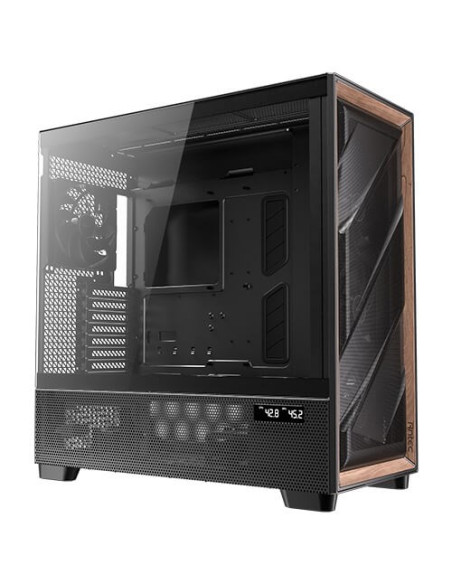 Antec Flux Pro Full Tower Czarny, Drewno