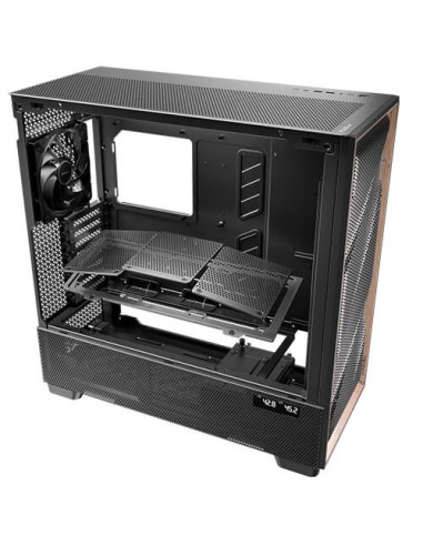 Antec Flux Pro Full Tower Czarny, Drewno