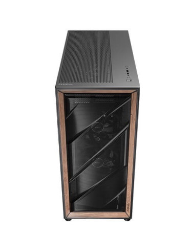 Antec Flux Pro Full Tower Czarny, Drewno