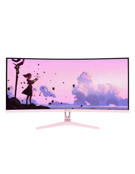 Arozzi Nova 34” Curved Monitor Komputerowy 86,4 Cm (34") 3440 X 1440 Px 4K Ultra Hd Led Różowy