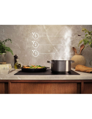 Okap Kominowy Electrolux Lfg825K 80 Cm | 650 M3/H | Hob2Hood | Led | Czarny