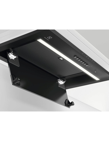 Okap Kominowy Electrolux Lfg825K 80 Cm | 650 M3/H | Hob2Hood | Led | Czarny