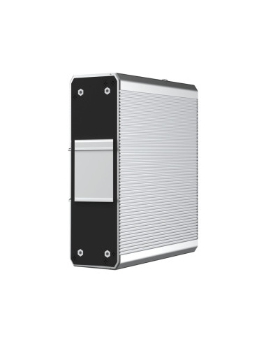 Ruijie Networks Rg-Nis2100 Zarządzany L2 Gigabit Ethernet (10/100/1000) Obsługa Poe Czarny, Stal Nierdzewna