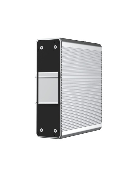 Ruijie Networks Rg-Nis2100 Zarządzany L2 Gigabit Ethernet (10/100/1000) Obsługa Poe Czarny, Stal Nierdzewna