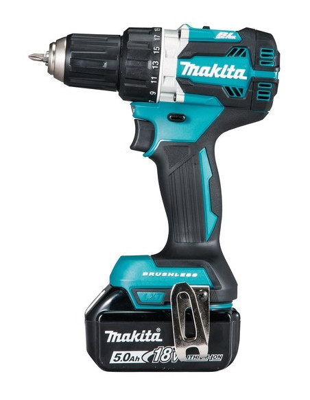 Makita Ddf484Rt3J Wiertło 2000 Rpm 1,8 Kg Czarny, Niebieski, Srebrny