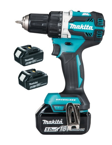 Makita Ddf484Rt3J Wiertło 2000 Rpm 1,8 Kg Czarny, Niebieski, Srebrny