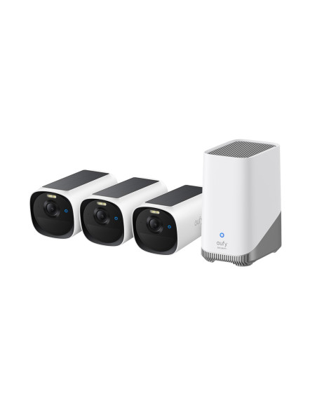 Eufy Eufycam E40 3-Cam Kit + Homebase S380 Tubowa Kamera Bezpieczeństwa Ip Wewnętrzna / Zewnętrzna 2688 X 1520 Px Ściana