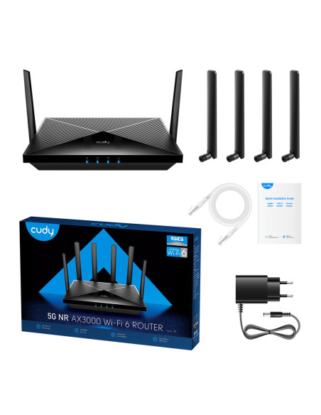 Router Cudy P5_Eu Lan Gigabit Ax3000 Wifi 6 Mesh 5G Dual Sim