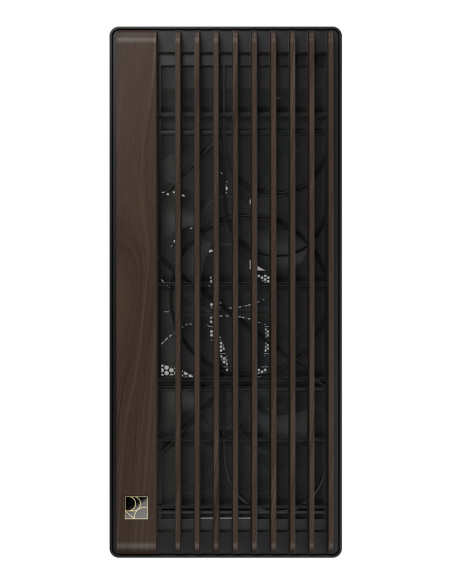 Asus Proart Pa602 Wood Edition Modern Black - Tempered Glass Panel Midi Tower Czarny, Drewno