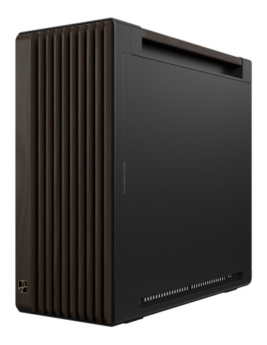 Asus Proart Pa602 Wood Edition Modern Black - Tempered Glass Panel Midi Tower Czarny, Drewno