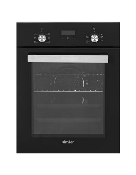 Simfer Oven | 4207Dersp.1 | 47 L | Multifunctional | Manual | Pop-Up Knobs | Steam Function | Height 59.5 Cm | Width 45 Cm | Bla