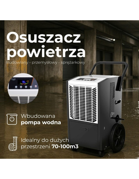 Adler Ad 7864 Osuszacz Powietrza Przemysłowy Czarny