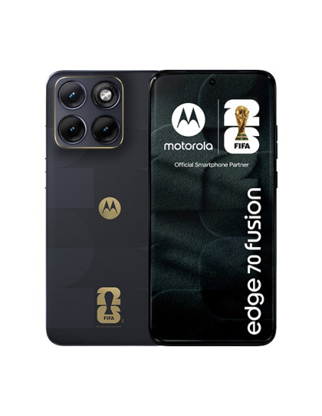 Motorola Edge 70 Fusion Fifa Edition 17,2 Cm (6.78") Dual Sim Android 16.0 5G Usb Type-C 8 Gb 256 Gb 5200 Mah Czarny