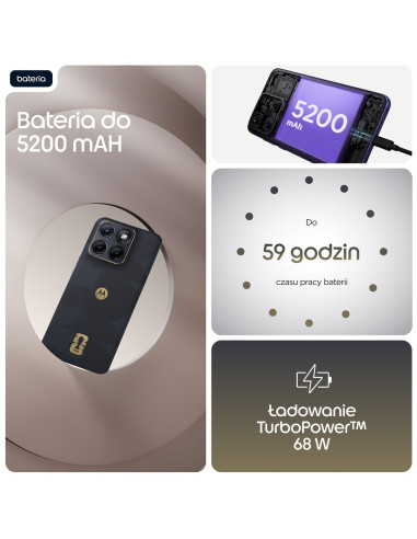 Motorola Edge 70 Fusion Fifa Edition 17,2 Cm (6.78") Dual Sim Android 16.0 5G Usb Type-C 8 Gb 256 Gb 5200 Mah Czarny