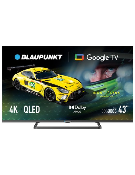 Blaupunkt Qled Tv | 43Qbg6000S | 43 | Smart Tv | Google Tv | Black
