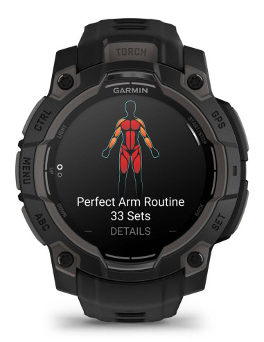 Zegarek Sportowy Garmin Instinct 3 Amoled 45Mm Czarny