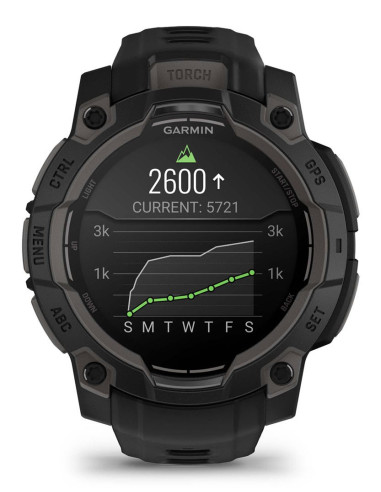 Zegarek Sportowy Garmin Instinct 3 Amoled 45Mm Czarny