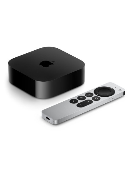 Apple Tv 4K Ultra Hd 128Gb Wi-Fi Przewodowa Sieć Lan (Czarny, Srebrny)