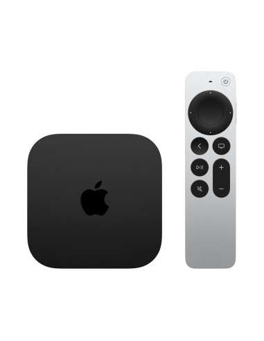 Apple Tv 4K Ultra Hd 128Gb Wi-Fi Przewodowa Sieć Lan (Czarny, Srebrny)