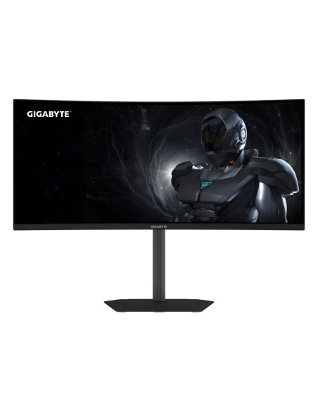 Gigabyte Gs34Wqca Monitor Komputerowy 86,4 Cm (34") 3440 X 1440 Px Wide Quad Hd Lcd Czarny