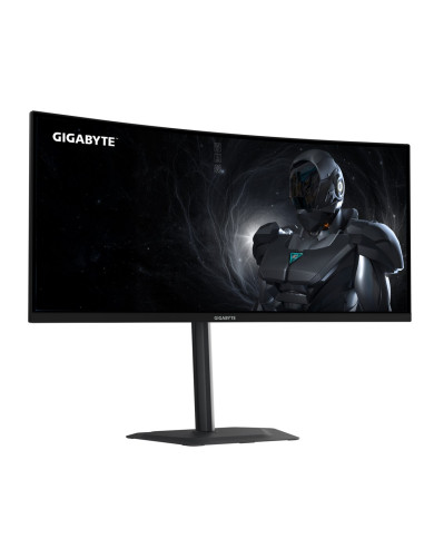 Gigabyte Gs34Wqca Monitor Komputerowy 86,4 Cm (34") 3440 X 1440 Px Wide Quad Hd Lcd Czarny