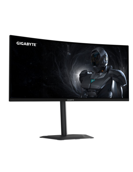 Gigabyte Gs34Wqca Monitor Komputerowy 86,4 Cm (34") 3440 X 1440 Px Wide Quad Hd Lcd Czarny