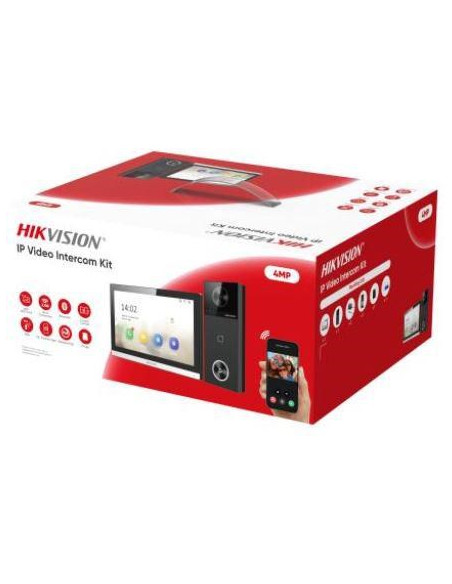 Hikvision Ds-Kis610-P Wideodomofon 17,8 Cm (7") Czarny