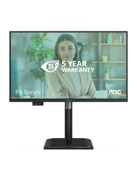 Aoc 24P4Cv Monitor Komputerowy 60,5 Cm (23.8") 1920 X 1080 Px Full Hd Led Czarny
