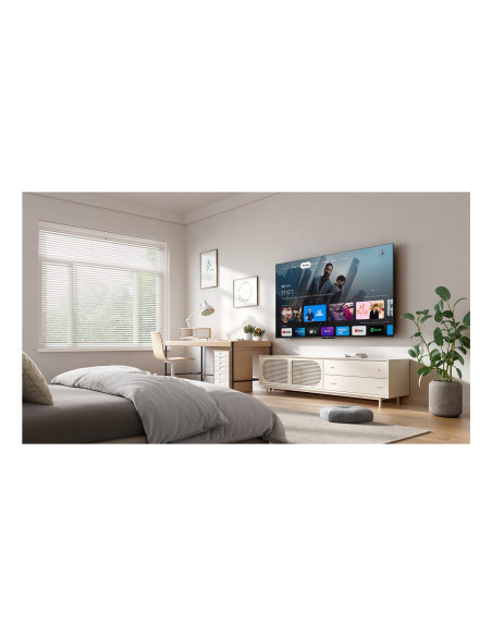 Telewizor Tcl 43P6K Led 43" 4K Ultra Hd Google Tv Dolby Digital Dvb-T2 Metaliczny