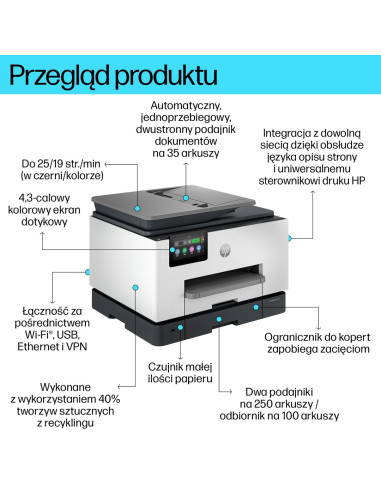 Urządzenie Wielofunkcyjne Hp Officejet Pro 9130B