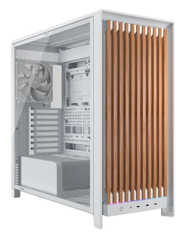 Corsair Frame 5000D Wood Rs Midi Tower Orzech Włoski, Biały